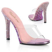 Fabulicious GALA-01DMM Slide (Clear/Baby Pink Multi Rhinestone) 5