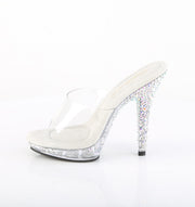 Fabulicious LIP-101CAS Slide (Clear/Silver AB Rhinestone)