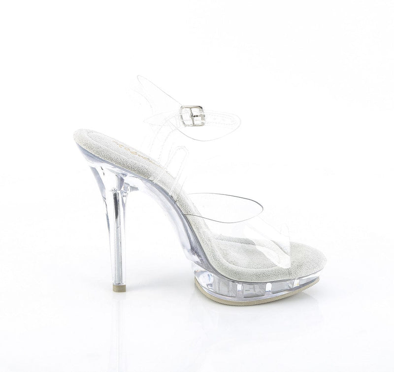 Fabulicious LIP-108 Sandal (Clear/Clear)