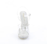 Fabulicious LIP-108 Sandal (Clear/Clear)
