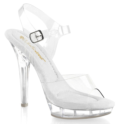 Fabulicious LIP-108 Sandal (Clear/Clear)
