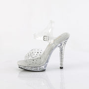 Fabulicious LIP-108RS Sandal (Clear/Clear)