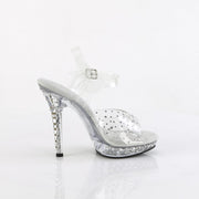 Fabulicious LIP-108RS Sandal (Clear/Clear)
