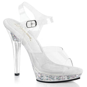 LIP-108RSI Clear/Clear-Silver AB RS Heels