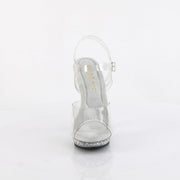 Fabulicious LIP-108SDT Sandal (Clear/Clear)