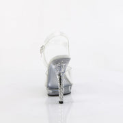 Fabulicious LIP-108SDT Sandal (Clear/Clear)