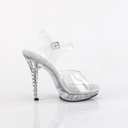 Fabulicious LIP-108SDT Sandal (Clear/Clear)