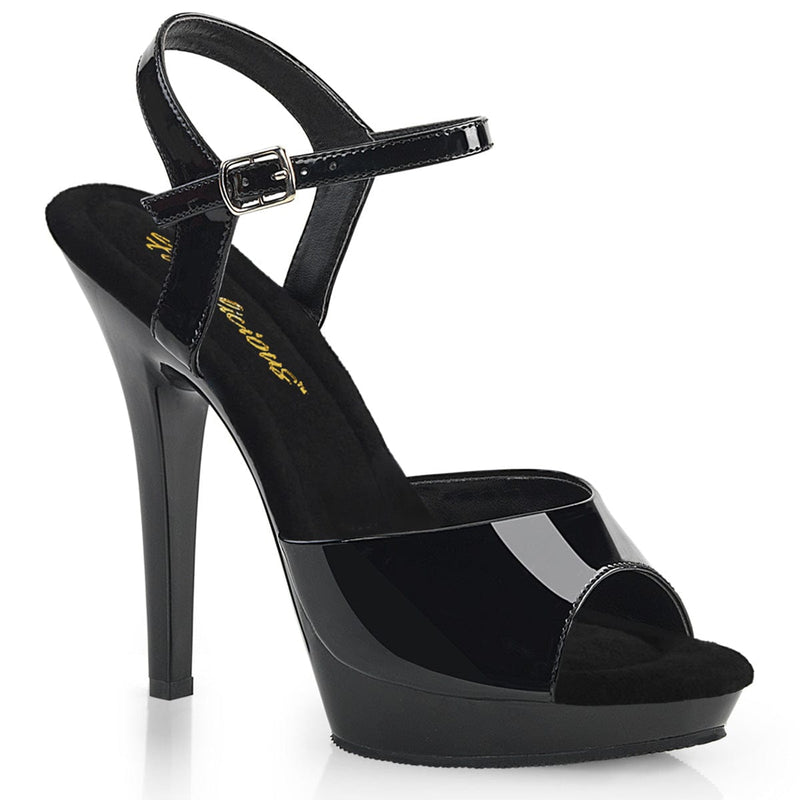 Fabulicious LIP-109 Sandal (Black/Black) 5