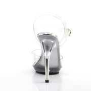 Fabulicious POISE-508 Sandal (Clear/Clear)