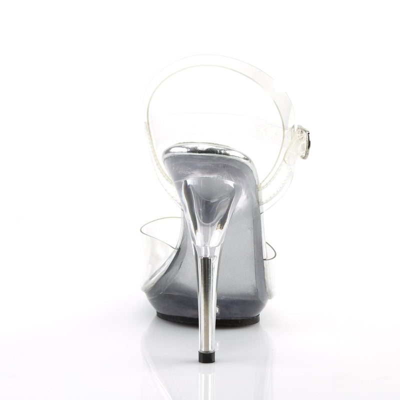 Fabulicious POISE-508 Sandal (Clear/Clear)