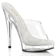 Fabulicious SULTRY-601 Slide (Clear/Clear) 5