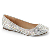 Fabulicious TREAT-06 Flat (Silver Glitter Mesh Fabric)