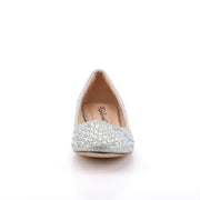 Fabulicious TREAT-06 Flat (Silver Glitter Mesh Fabric)