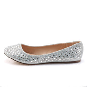 Fabulicious TREAT-06 Flat (Silver Glitter Mesh Fabric)