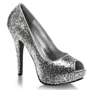 Fabulicious TWINKLE-18G Pump (Silver Glitter)