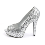 Fabulicious TWINKLE-18G Pump (Silver Glitter)