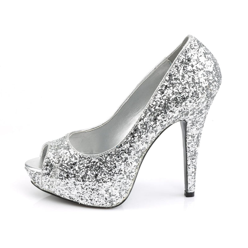 Fabulicious TWINKLE-18G Pump (Silver Glitter)