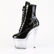 FLASHDANCE-1020SPEC Black/Clear Light-Up Boots Pleaser US Size (Women's): 6