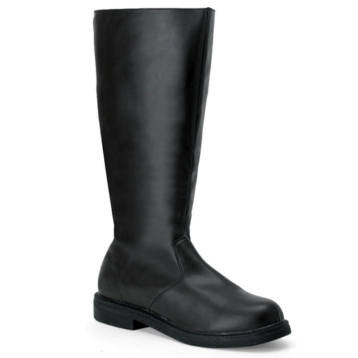 Funtasma CAPTAIN-100 Knee High Boot (Black Pu)