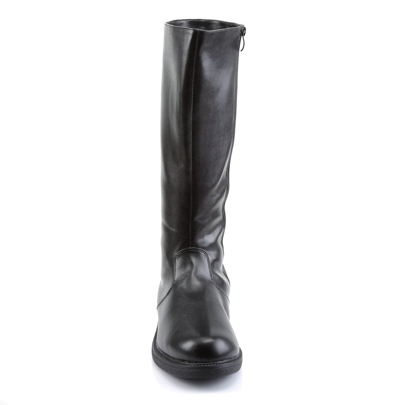 Funtasma CAPTAIN-100 Knee High Boot (Black Pu)