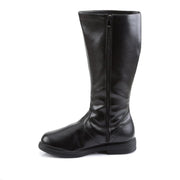 Funtasma CAPTAIN-100 Knee High Boot (Black Pu)