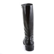 Funtasma CAPTAIN-100 Knee High Boot (Black Pu)