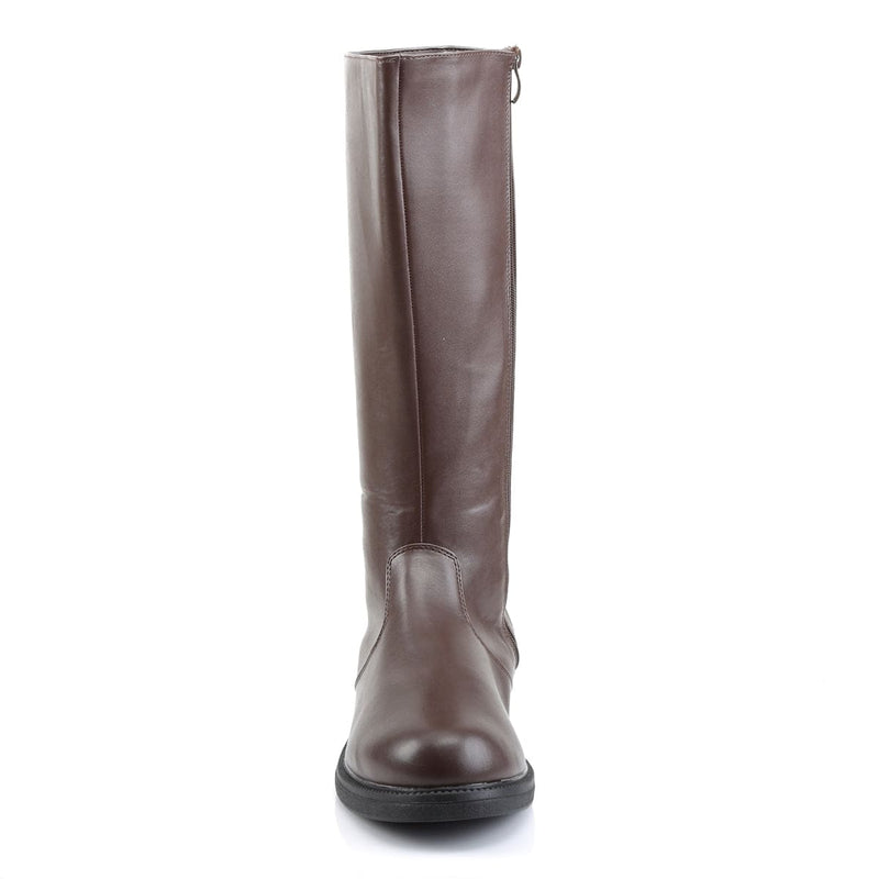 Funtasma CAPTAIN-100 Knee High Boot (Brown Pu)