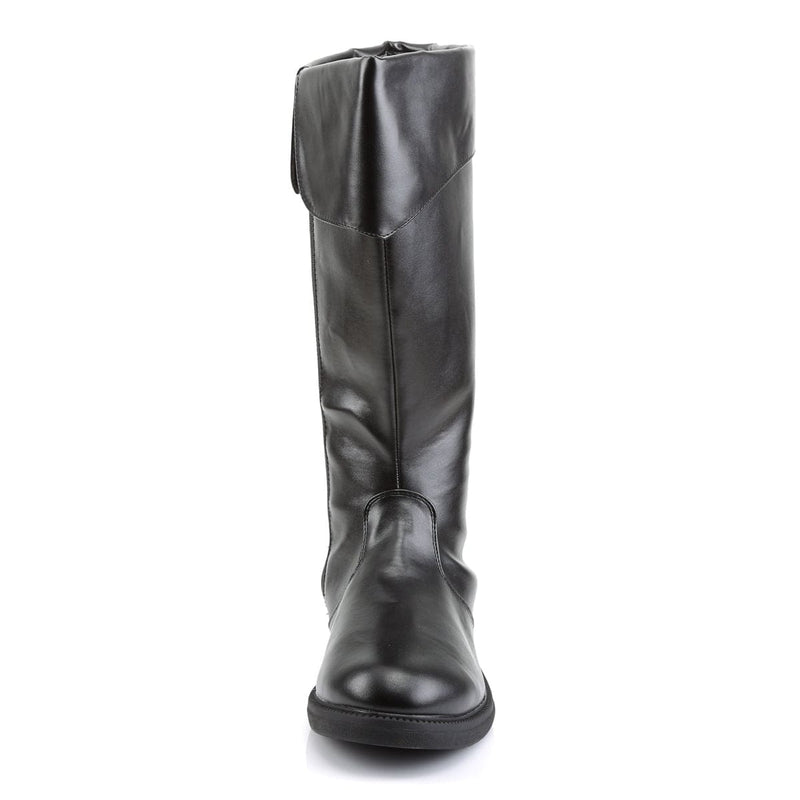 Funtasma CAPTAIN-105 Knee High Boot (Black Pu)