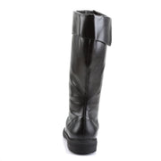 Funtasma CAPTAIN-105 Knee High Boot (Black Pu)