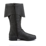 Funtasma CARRIBEAN-299 Knee High Boot (Black Distressed Pu)