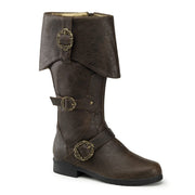 Funtasma CARRIBEAN-299 Knee High Boot (Brown Distressed Pu)