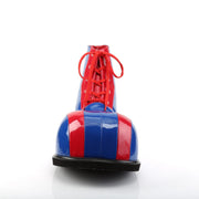 Funtasma CLOWN-05 Flat (Red-Blue Patent) (M) ONE SIZE