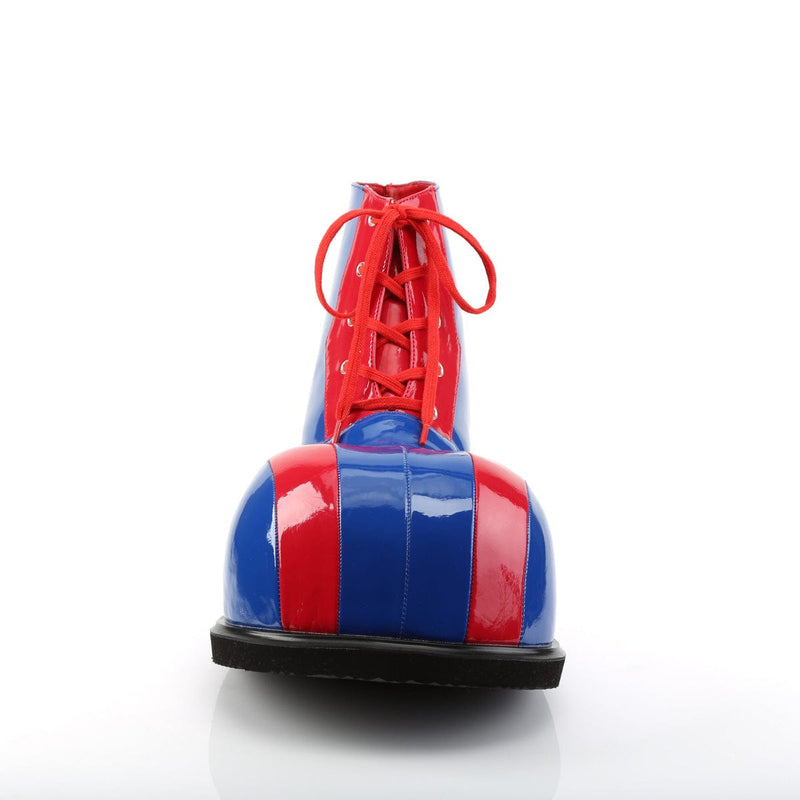 Funtasma CLOWN-05 Flat (Red-Blue Patent) (M) ONE SIZE