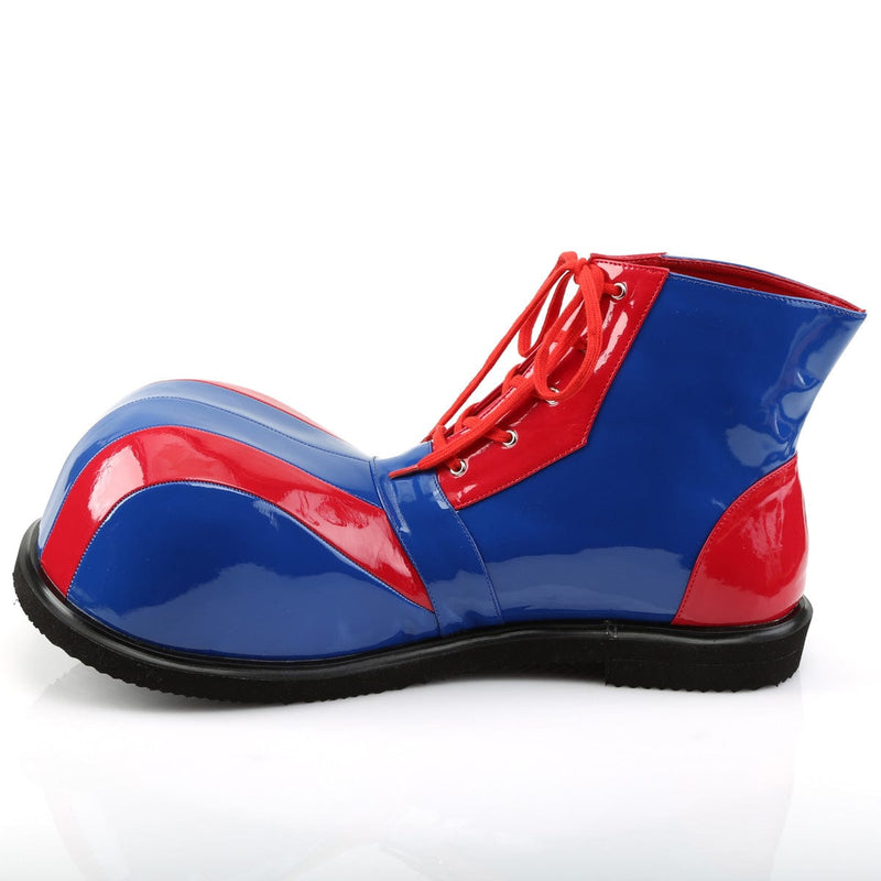 Funtasma CLOWN-05 Flat (Red-Blue Patent) (M) ONE SIZE