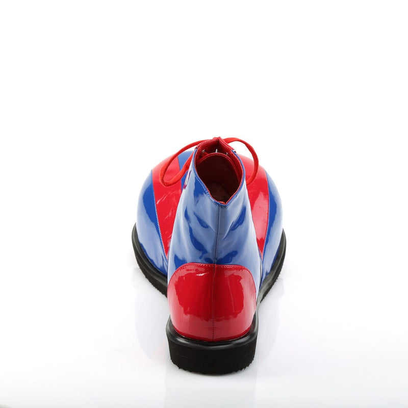 Funtasma CLOWN-05 Flat (Red-Blue Patent) (M) ONE SIZE