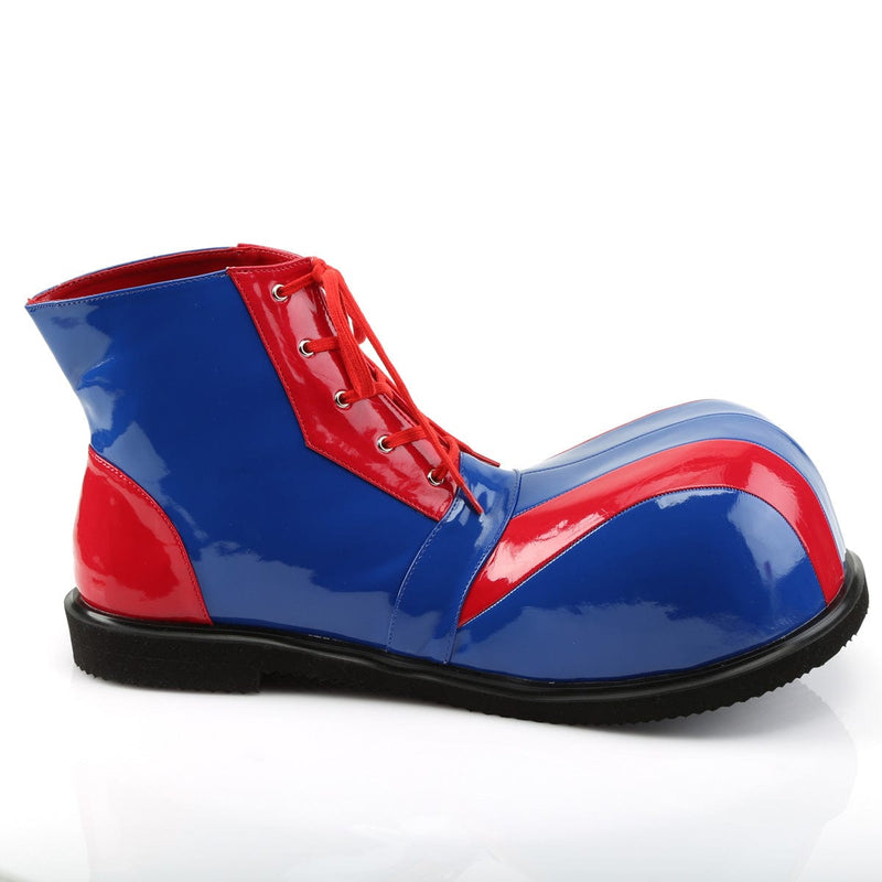 Funtasma CLOWN-05 Flat (Red-Blue Patent) (M) ONE SIZE