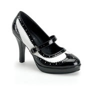 Funtasma CONTESSA-06 Black-White Patent