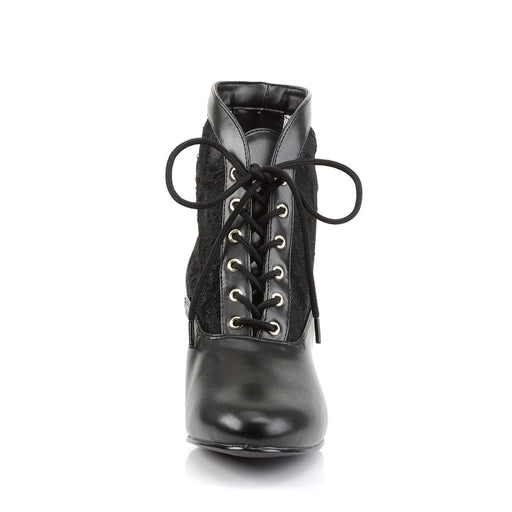 Funtasma DAME-05 Ankle Boot (Black Pu-Lace)