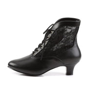 Funtasma DAME-05 Ankle Boot (Black Pu-Lace)
