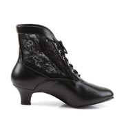 Funtasma DAME-05 Ankle Boot (Black Pu-Lace)