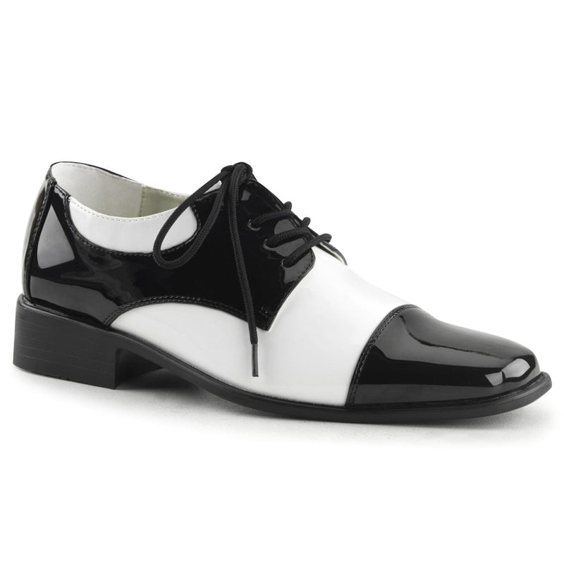 Funtasma DISCO-18 Flat (Black-White Patent)