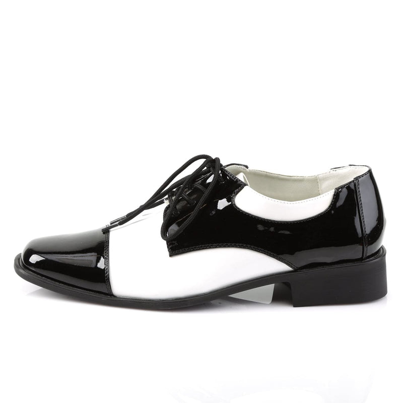 Funtasma DISCO-18 Flat (Black-White Patent)