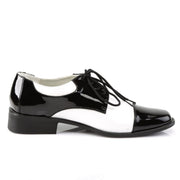 Funtasma DISCO-18 Flat (Black-White Patent)