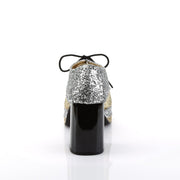 Funtasma GLAMROCK-02 Pump (Silver-Gold Glitter)