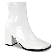 Funtasma GOGO-150 Ankle Boot (White Stretch Patent)