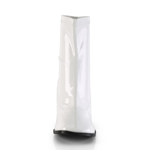 Funtasma GOGO-150 Ankle Boot (White Stretch Patent)