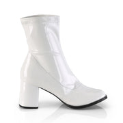 Funtasma GOGO-150 Ankle Boot (White Stretch Patent)