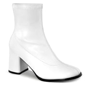 Funtasma GOGO-150 Ankle Boot (White Stretch Pu)