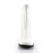 Funtasma GOGO-150 Ankle Boot (White Stretch Pu)