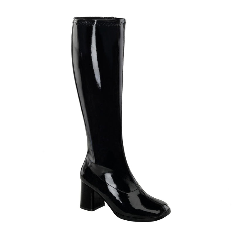Funtasma GOGO-300WC Knee High Boot (Black Stretch Patent) 6